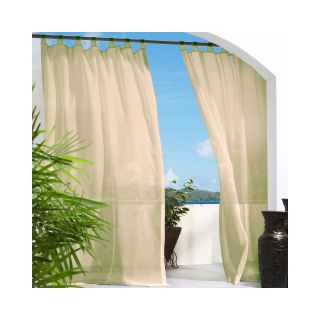 Escape Hook and Loop Tab Top Outdoor Curtain Panel