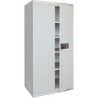 Sandusky Lee Keyless Electronic Steel Cabinet   36 Inch W x 24 Inch D x 78 Inch