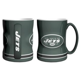Boelter Brands NFL 2 Pack New York Jets Relief Mug   15 oz