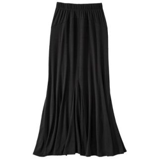 Xhilaration Juniors Godet Maxi Skirt   Black XS(1)