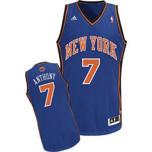 New York Knicks Carmelo Anthony adidas NBA Revolution 30 Swingman Jersey