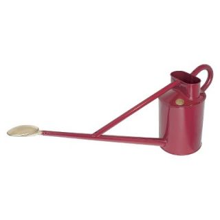 Haws 2.3 gallon Professional Outdoor Metal Watering Can in Burgundy