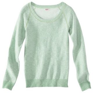 Mossimo Supply Co. Juniors Scoop Neck Sweater   Perfect Mint M(7 9)