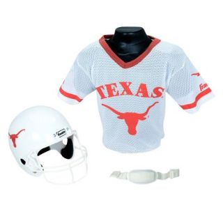 Franklin Sports University of Texas Helmet/Jersey set  OSFM ages 5 9