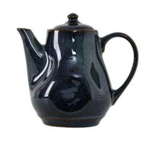 Tuxton 17 oz Ceramic Teapot with Lid   Night Sky