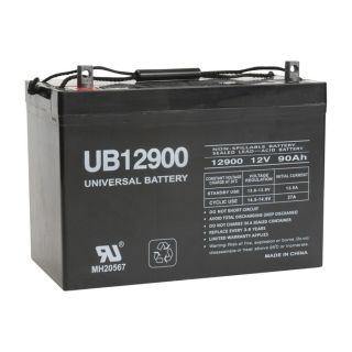 UPG Sealed Lead Acid Battery   AGM type, 12V, 90 Amps, Model UB12900