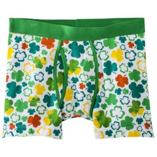 Mossimo Supply Co. Mens 1pk Boxer Briefs   Clovers   L