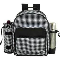 Picnic At Ascot Houndstooth Picnic Coffee Combination Backpack Fo Houndstooth