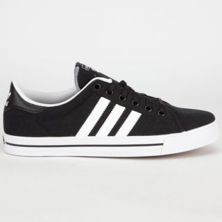 Adicourt Stripes Mens Shoes Black/Running White/Black In Sizes 10, 10.5,