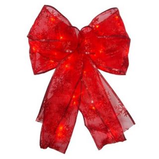 Decorative LED All Purpose Bow   Red
