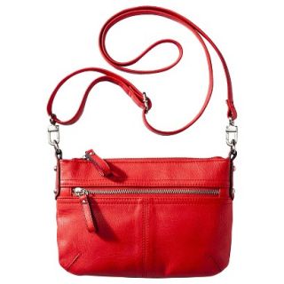 Merona Crossbody Handbag with Removable Strap   Red Orange