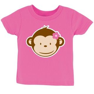 Pink Mod Monkey T Shirt
