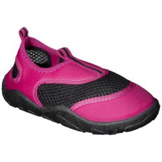 Girls Aqua Water Shoe   Black/Pink 12 13