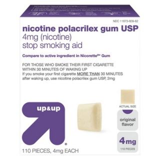 Up & Up Nicotine Gum 4mg 110ct Original