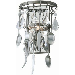 Troy Lighting TRY B3801 Graphite Bistro 1 Light Wall  Sconce