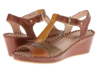 Pikolinos Margarita 943 7614 Womens Wedge Shoes (Tan)