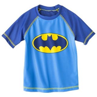 Batman Toddler Boys Rashguard   Blue 3T