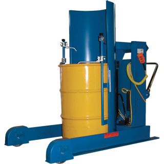 Vestil Hydraulic Drum Dumper   Stationary, 1000 lb. Capacity, 48 Inch Dump