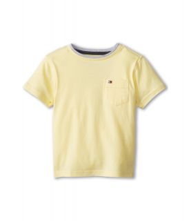 Tommy Hilfiger Kids Isenoc S/S Crew Pocket Tee Boys Short Sleeve Pullover (Yellow)