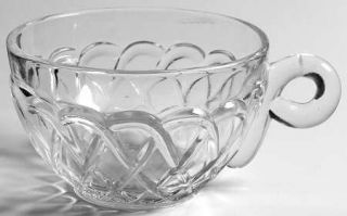 Indiana Glass Pretzel Clear Cup Only   Clear, Glassware 40S 60S