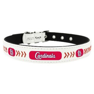 St. Louis Cardinals Classic Leather Small Baseball Collar