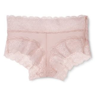 GILLIGAN & OMALLEY Charming Pink Micro Boyshort   M