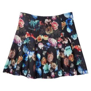 Mossimo Womens Scuba Skirt   Floral Print S