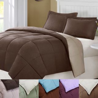 Home City, Inc. All season Luxurious Reversible Down Alternative Comforter Purple Size Full