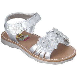 Toddler Girls Rachel Shoes Shea Sandals   Silver 7