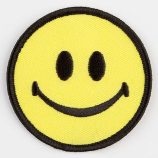 Smiley Face Patch Yellow One Size For Men 243633600