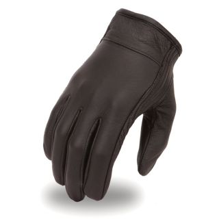 First Classics Mens Gel Palmed Motorcycle Cruising Gloves   Black, Large,