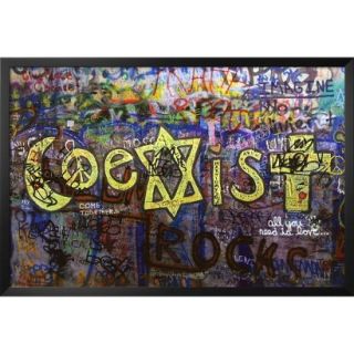 Art   Coexist Framed Poster