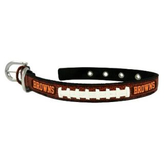 Cleveland Browns Classic Leather Large Football Collar