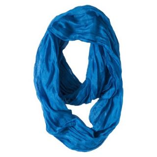 Solid Infinity Scarf   Blue