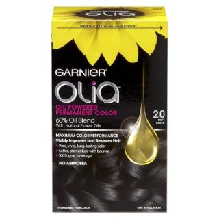 Garnier Olia Oil Powered Permanent Haircolor   2.0 Soft Black