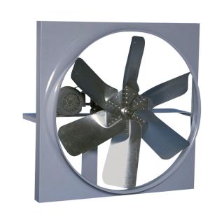 Canarm Belt Drive Wall Exhaust Fan with Cabinet, Back Guard and Shutter   48