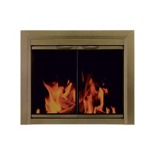 Pleasant Hearth Cahill Fireplace Glass Door   For Masonry Fireplaces, Large,