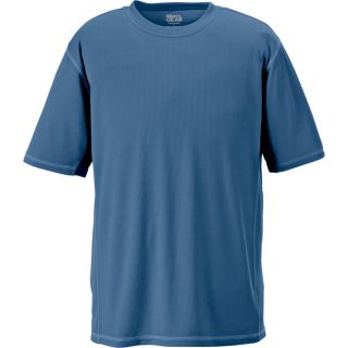 Gravel Gear CoolMax UPF 30 Moisture Wicking T Shirt   Short Sleeve, Blue Steel,