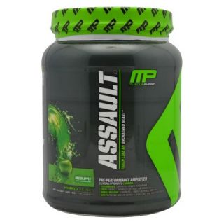 Muscle Pharm Assault Green Apple Pre Performance Amplifier   1.62 lbs