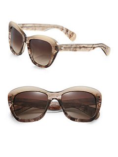 Oliver Peoples Emmy 55mm Retro Sunglasses   Brown