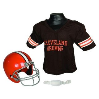 Franklin Sports NFL Browns Helmet/Jersey set  OSFM ages 5 9