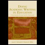 Doing Academic Writing in Education  Connecting the Personal and the Professional