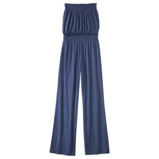 Mossimo Supply Co. Juniors Strapless Knit Jumpsuit   True Navy XS(1)