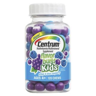Centrum Flavor Burst Kids Mixed Fruit Multivitamin Chewable   120 Count