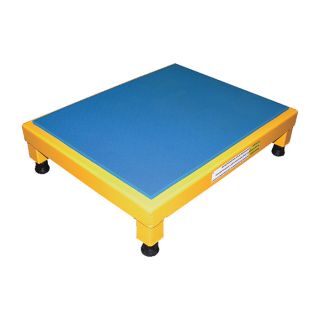 Vestil Adjustable Work Mate Stand   Ergonomic Matting Deck, 24 Inch L x 19 Inch