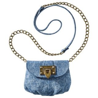 Mossimo Supply Co. Mini Denim Crossbody Handbag   Blue