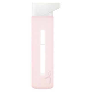 Takeya 16 oz Glass Bottle   Breast Cancer Pink