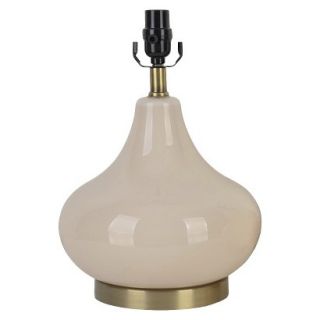 Threshold Large Glass Gourd Lamp Base   Shell (Includes CFL Bulb)