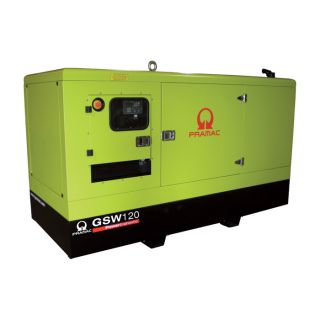 Pramac Commercial Standby Generator   100 kW, 277/480 Volts, Perkins Engine,