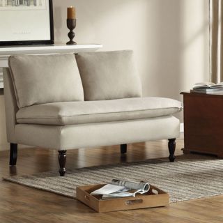 Toulouse Beige French Seam Loveseat